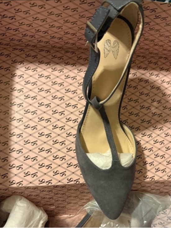 Victoria's Secret Shoes - Victoria’s Secret Sz 7 Black Pearl TStrap Heels